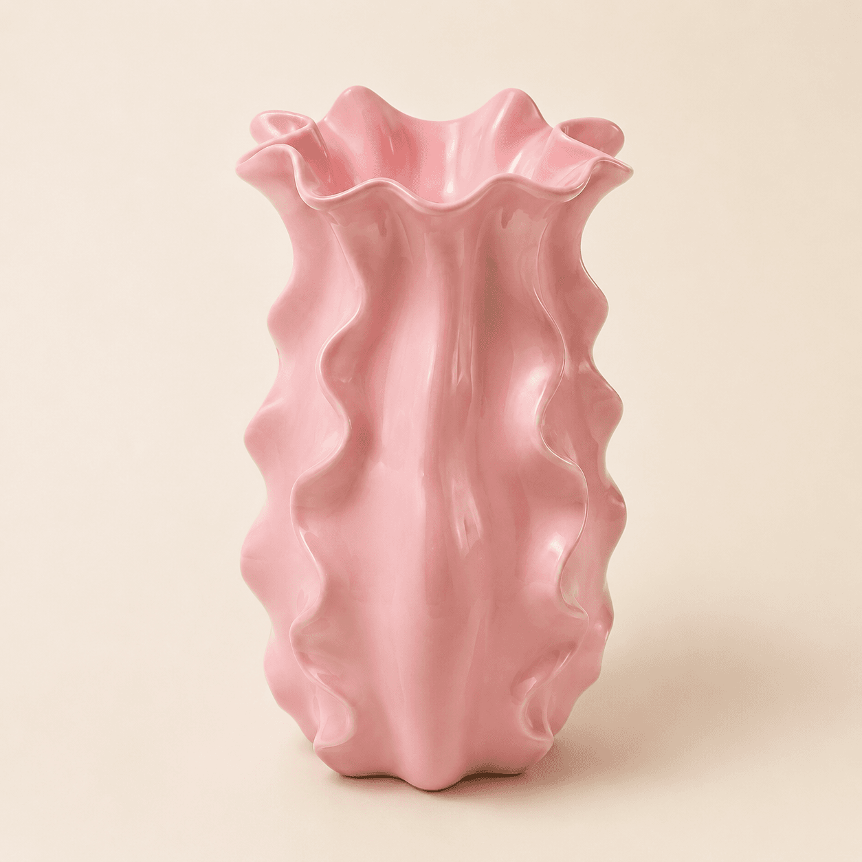 Ruffle Vase