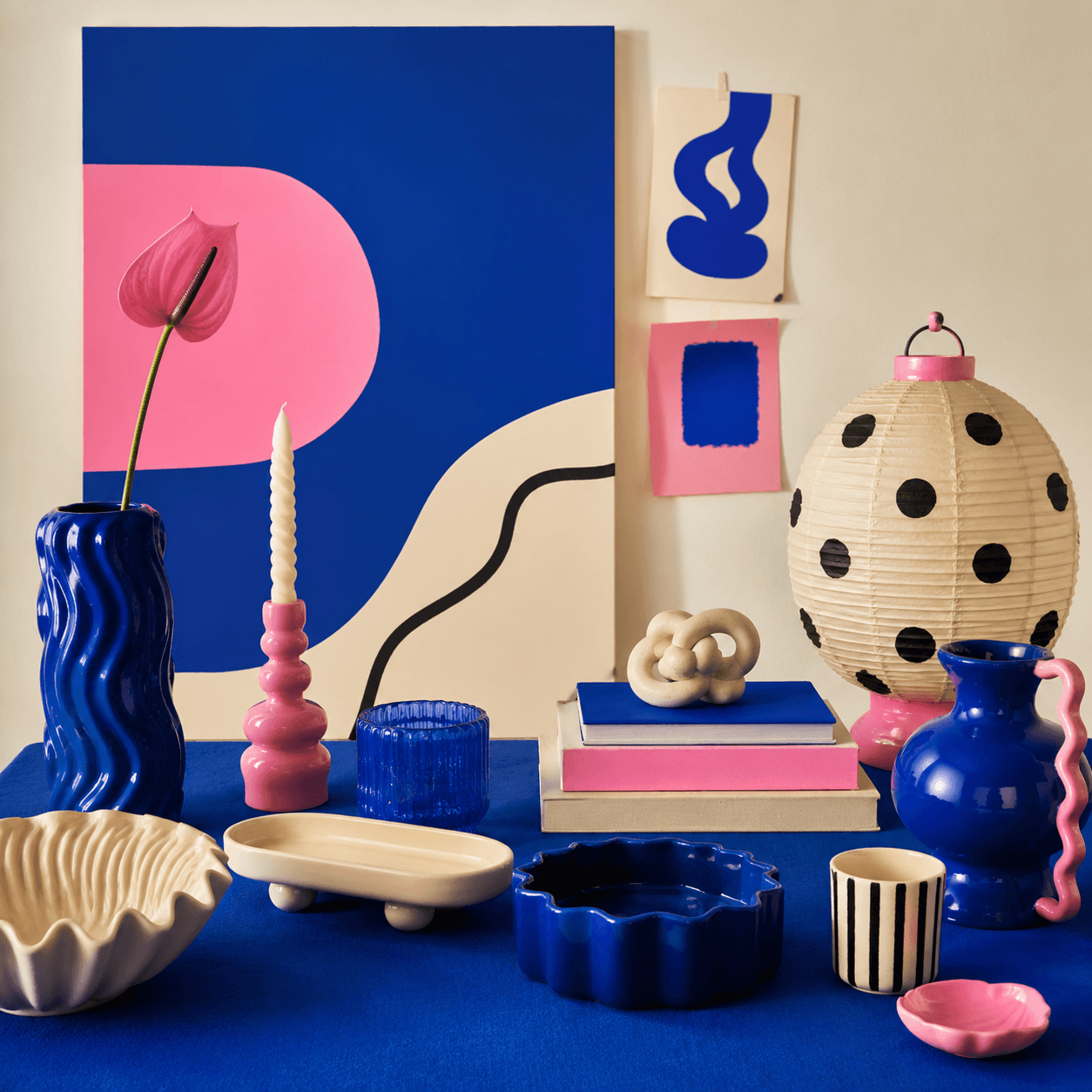 Cobalt Pop colour clash room mood